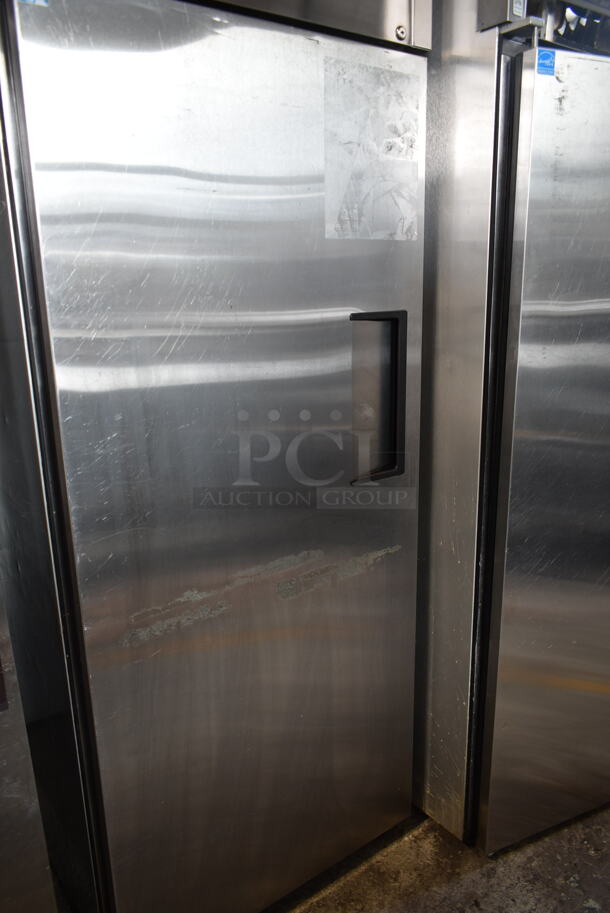 2016 True TG1R-2S ENERGY STAR Stainless Steel Commercial Single Door Reach In Cooler w/ Poly Coated Racks. 115 Volts, 1 Phase. Tested and Working! - Image 3 of 5