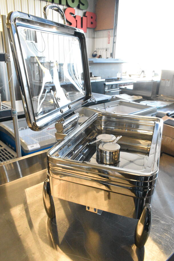BRAND NEW SCRATCH AND DENT! Stainless Steel Chafer. - Image 4 of 4