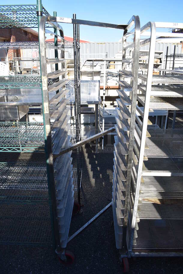 Metal Commercial Pan Transport Rack on Commercial Casters. 20.5x26x70 - Image 1 of 3