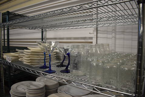 ALL ONE MONEY! Tier Lot of Ceramic Dishes and Glasses