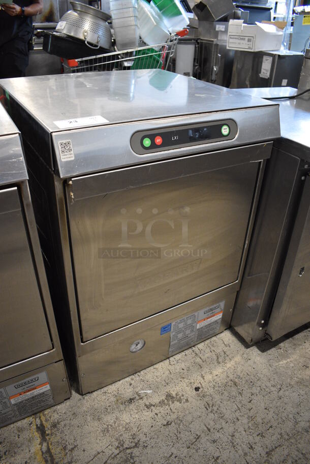 Hobart LXIH ENERGY STAR Stainless Steel Commercial Floor Style Undercounter Hi Temp High Temperature Dishwasher. 120-208-240 Volts, 1 Phase. 24x25x34 - Image 2 of 7