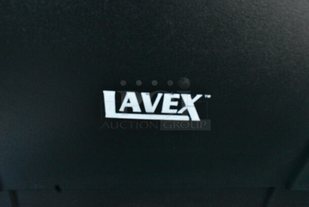 BRAND NEW SCRATCH AND DENT! Lavex Black Poly Tilt Truck w/ Lid.  - Image 3 of 8