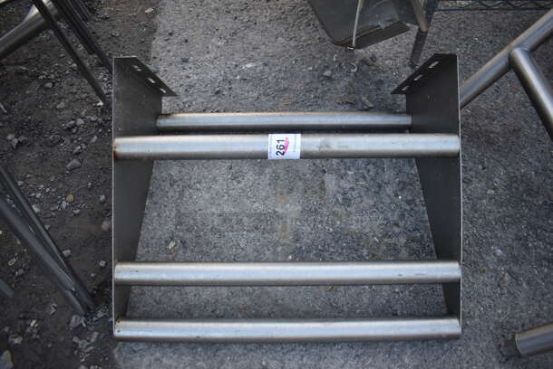 Metal Shelf w/ Wall Mount Brackets. 22x19x12 - Image 1 of 3