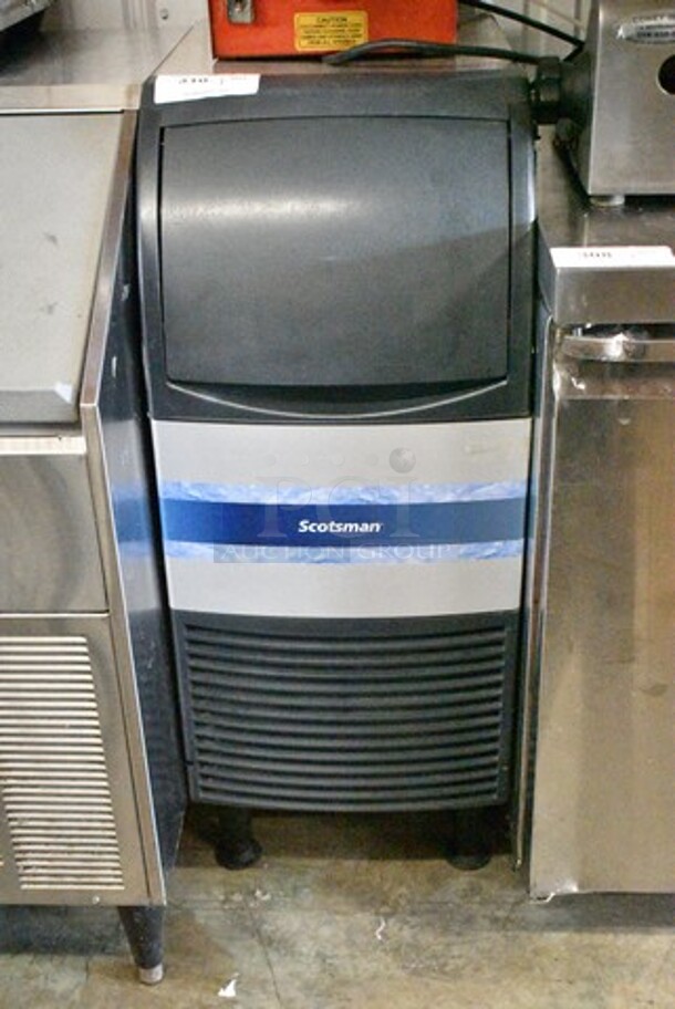 2016 Scotsman CU0415MA-1A Stainless Steel Undercounter Medium Cube Ice Machine - 58 lb. 115 Volts, 1 Phase.  - Image 1 of 5