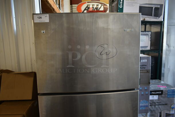 Stainless Steel Cooler Freezer Combo on Casters. Tested and Powers On But Does Not Get Cold - Image 3 of 9