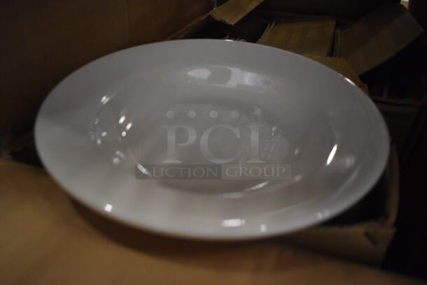 2 Boxes of BRAND NEW! Items; 18 Chef & Sommelier Wine Glasses and 16 Reno White Ceramic Plates. Includes 9x9x2, 2.5x2.5x9. 2 Times Your Bid! - Image 12 of 12