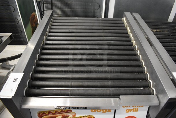 2017 Star Model 45STBDE Stainless Steel Commercial Countertop Hot Dog Roller Grill w/ Bun Storage Bin. 120 Volts, 1 Phase. 24x28.5x12. Tested and Working! - Image 3 of 7