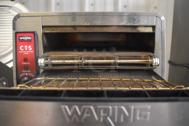 Waring CTS1000 Commercial Countertop Conveyor Toaster 120 Volt 1 Phase. Tested and Working!  - Image 6 of 9