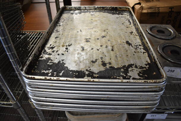 16 Items; 14 Metal Baking Pans, Metal Coffee Brew Basket and Metal Pan. 16 Times Your Bid! - Image 5 of 5