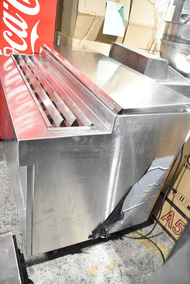 Randell Stainless Steel Commercial Pizza Prep Table. Tested and Powers On But Does Not Get Cold - Image 3 of 12