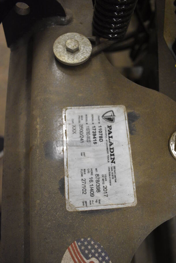 2017 Paladin 110780-0022 Snow Blower/Snow Bucket (CSS) - Image 6 of 11