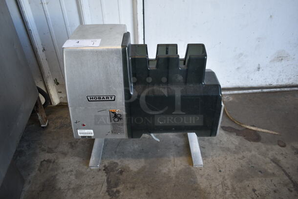 LATE MODEL! Hobart 403 Stainless Steel Commercial Countertop Electric Meat Tenderizer. Missing Blade. 115 Volts, 1 Phase. Tested and Working! - Image 1 of 4