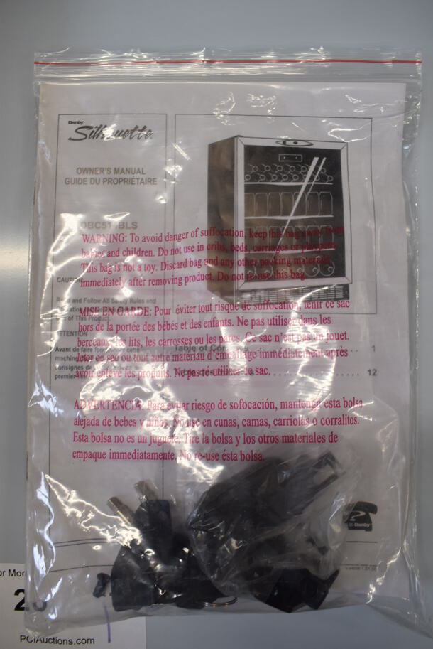 BRAND NEW SCRATCH AND DENT! Silhouette DBC514BLS Stainless Steel Mini Single Door Reach In Wine Chiller Cooler Merchandiser. 115 Volts, 1 Phase. 24x24x35. Tested and Working! - Image 7 of 9
