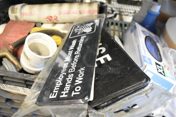 ALL ONE MONEY! Lot of Various Items Including Terry Towels, Disposable Gloves.  - Image 6 of 10