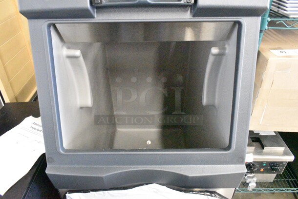 BRAND NEW SCRATCH AND DENT! 2021 Scotsman B322S Ice Storage Bin 370 lb. Stainless Steel Exterior - Image 5 of 10