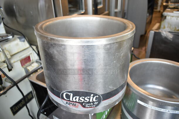 2 APW Wyott RCW111-SP Stainless Steel Commercial Countertop Soup Warmer. 120 Volts, 1 Phase. 2 Times Your Bid! Tested and Working! - Image 4 of 9