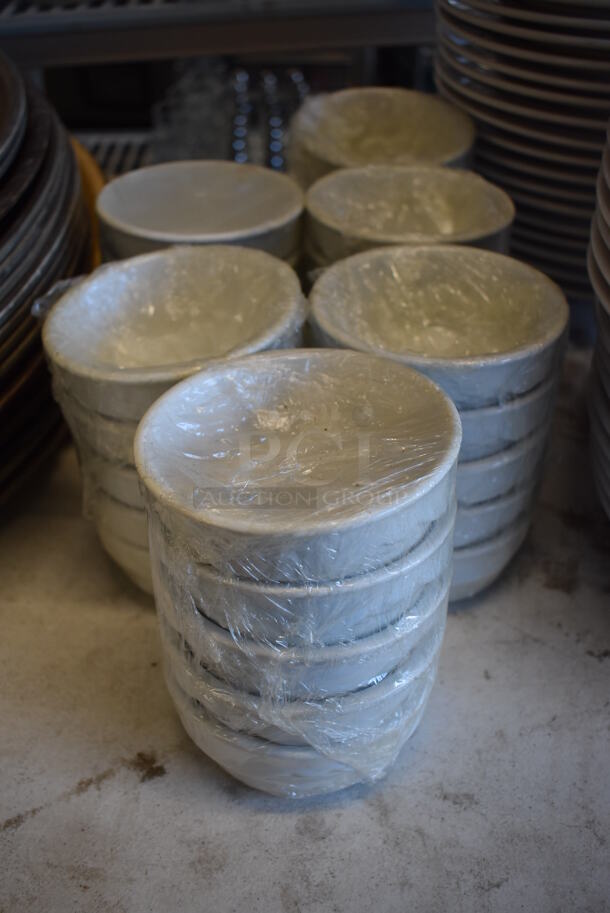ALL ONE MONEY! Lot of Various Items on Tabletop Including Serving Trays, Ceramic Plates, Ceramic Espresso Mugs - Image 5 of 12