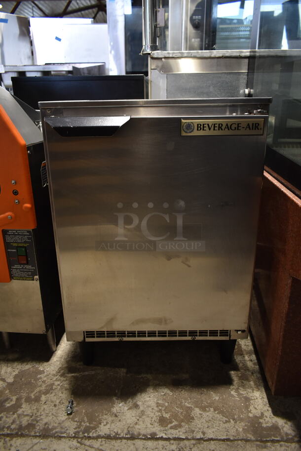 Beverage Air UCR20V Stainless Steel Commercial Single Door Undercounter Cooler. 115 Volts, 1 Phase. Tested and Working! - Image 2 of 5