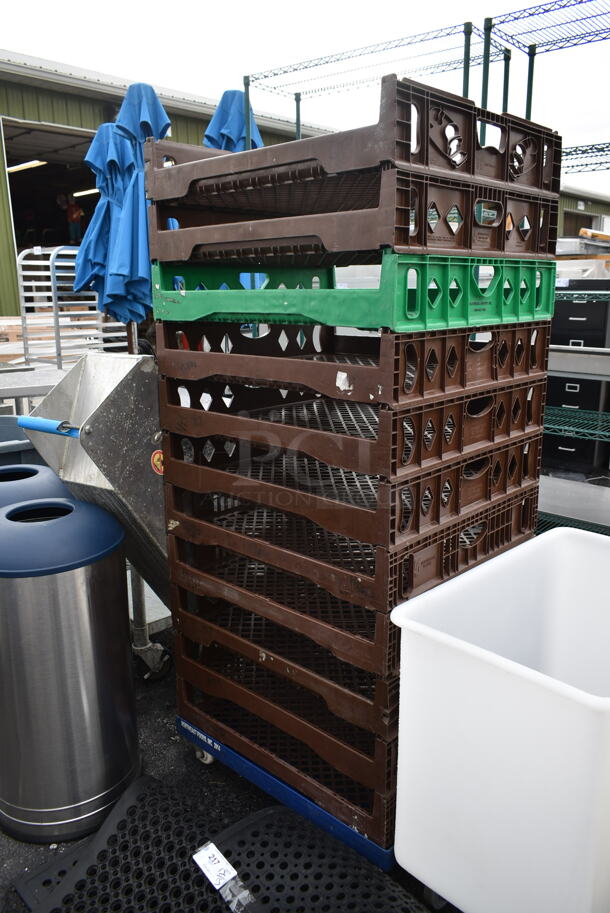 ALL ONE MONEY! Lot of Dolly and 11 Bread Crates. - Image 1 of 3