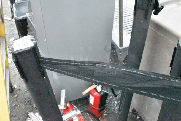 5 Various Items Including High Chair, Lettuce Spinner and 3 Stanchions. 5 Times Your Bid!  - Image 11 of 12