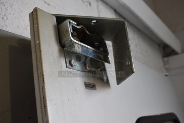 2 Eliason Metal Commercial Swinging Kitchen Door w/ Window. 35.5x7x83. 2 Times Your Bid! - Image 3 of 5