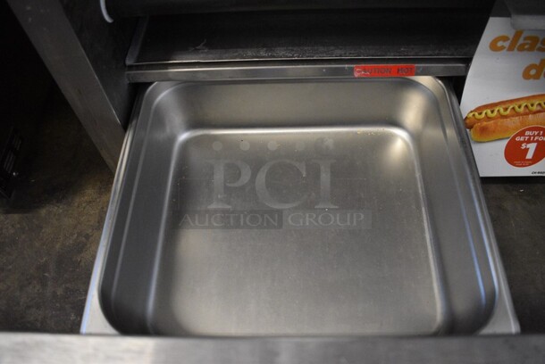 2019 Star Model 45STBDE Stainless Steel Commercial Countertop Hot Dog Roller Grill w/ Bun Storage Bin. 120 Volts, 1 Phase. 24x28.5x12. Tested and Working! - Image 5 of 6