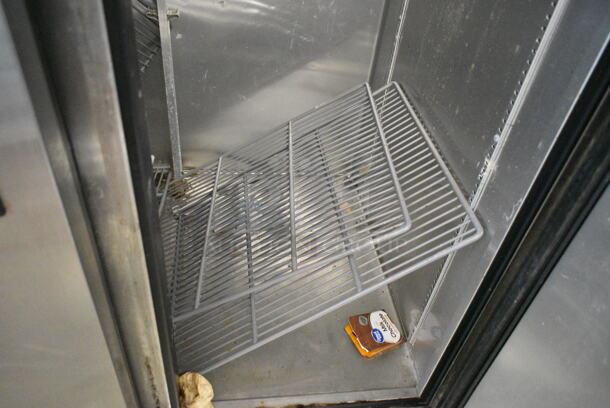 2017 True T-35 Stainless Steel Commercial 2 Door Reach In Cooler w/ Poly Coated Racks. 115 Volts, 1 Phase. Tested and Working! - Image 6 of 9