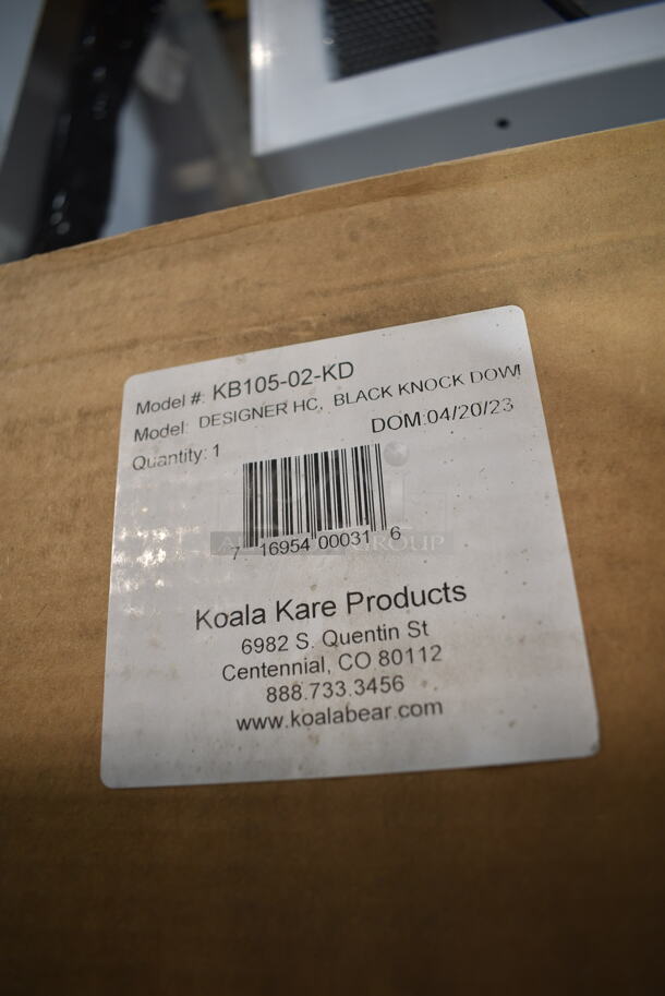 5 BRAND NEW! Koala Kare KB105-02-KD Black Designer High Chair - Unassembled. 5 Times Your Bid! - Image 4 of 4