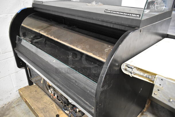 Structural Concepts Oasis Metal Commercial Floor Style Black Refrigerated Dual Service Merchandiser Case. 115/230 Volts, 1 Phase. - Image 4 of 7
