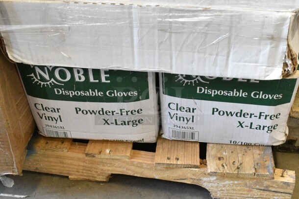 30 BRAND NEW! Boxes Including 433BR538C Choice 5 1/2" x 3 1/4" x 8 3/8" Natural Kraft Paper Customizable Shopping Bag with Handles - 250/Case, 24518PIZCIR 18" White Corrugated Pizza Circle - 125/Case, 55410X20ROLL Backyard Pro Courtyard Series Black 10' x 20' Canopy Roller Bag, 2 Box 394365XL Noble Products Powder-Free Disposable Clear Vinyl Gloves for Foodservice - Extra Large - 1000/Case, 2 Box 500LSTRWL Choice 9, 12, 16, 20, and 24 oz. Clear Strawless / Sip Lid - 1000/Case, 347TCL7 Choice 7-8 oz. Clear Disposable Plastic Tumbler - 500/Case, 1502502 5 3/4" x 3 1/2" x 1 3/8" Glued End White Paper Hot Dog Tray - 2000/Case, 795KFT44RNPE Choice 44 oz. Round Kraft PE-Lined Microwavable Take-Out Container 7 5/16" x 2 5/8" - 300/Case, 394385M Noble Products White Powder-Free Disposable Latex Gloves for Foodservice - Medium - 1000/Case, 500TO993C3 Choice 9" x 9" x 3" Microwaveable 3-Compartment Black / Clear Plastic Hinged Container - 100/Case, 4 Box 500CFT Lavex C Fold Towels, 176RNDCL22 Choice 22 Qt. Clear Round Polycarbonate Food Storage Container, 48AARRWOK American Range ARR-WOK Cast Iron Wok Adapator. 30 Times Your Bid!   - Image 6 of 12