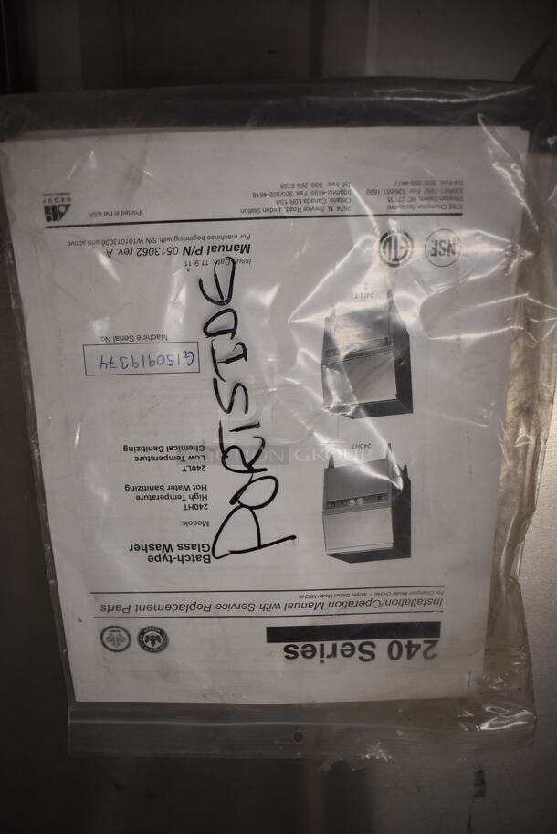 LIKE NEW! 2015 Moyer Diebel MD240HT ENERGY STAR Stainless Steel Commercial Dishwasher. 120/208-230 Volts, 1 Phase. 24x28x38 - Image 6 of 7