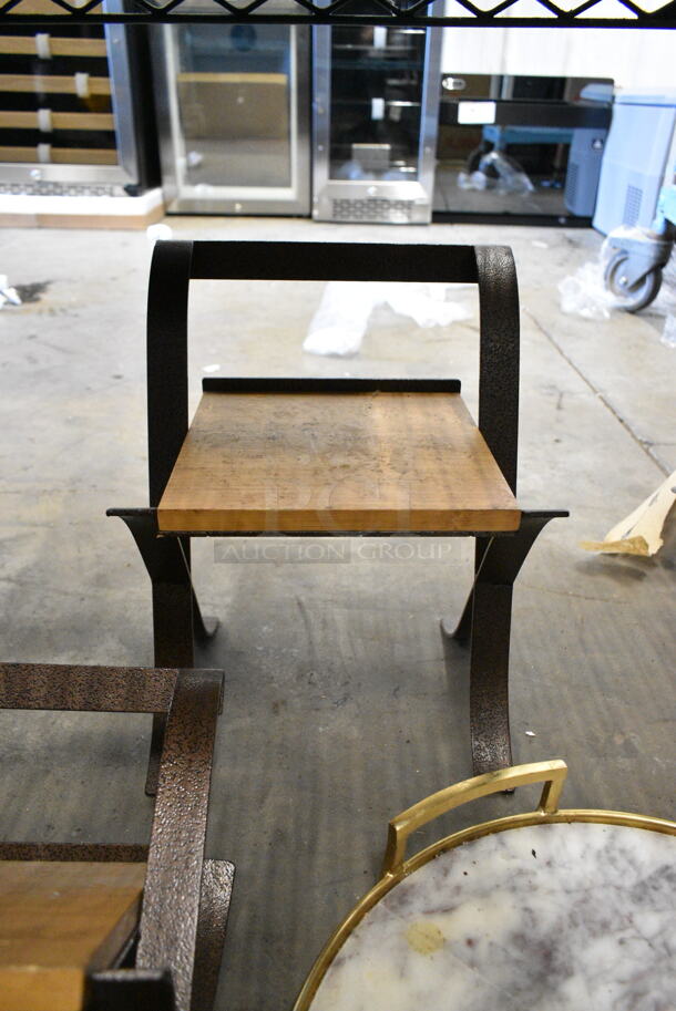 3 Various Items Including Round Tray and 2 Stands. 3 Times Your Bid! - Image 3 of 5