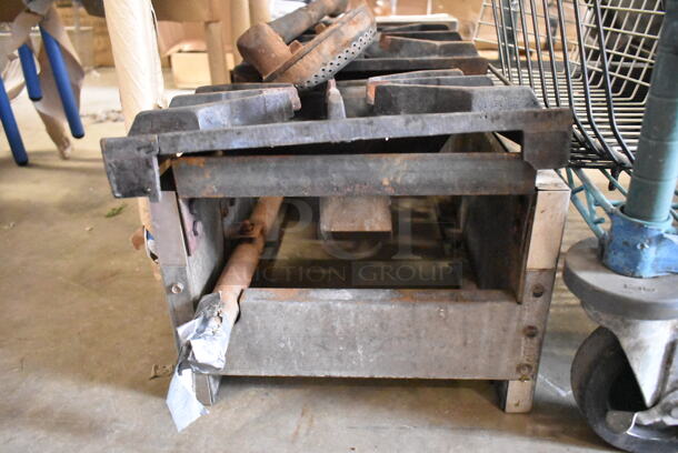 Stainless Steel Commercial Countertop Natural Gas Powered 2 Burner Range.  - Image 5 of 5