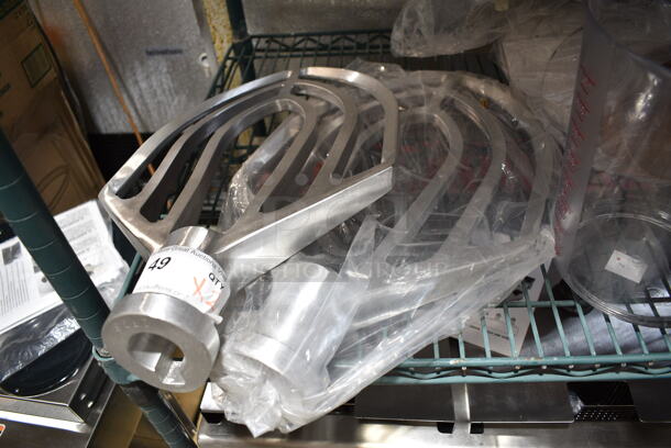 2 BRAND NEW SCRATCH AND DENT! Metal Commercial Flat Beater Paddle Attachment for Hobart Mixer. 2 Times Your Bid! - Image 2 of 6