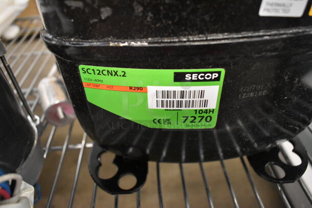 BRAND NEW SCRATCH AND DENT! Secop SC12CNX.2 Motor. 115 Volts, 1 Phase.  - Image 4 of 4