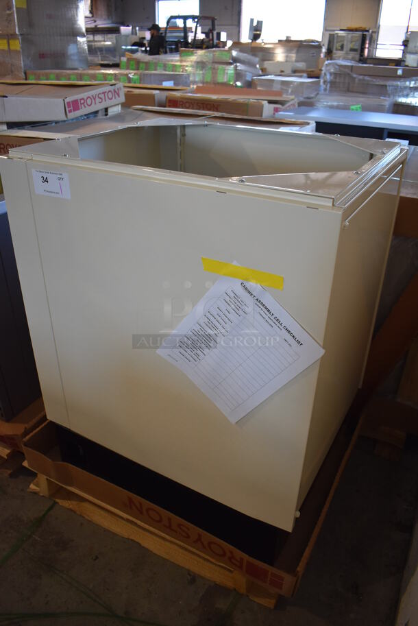 BRAND NEW! Royston 60015379-012 Metal Single Door Cabinet w/ Trash Can and Dolly. 24x29x36 - Image 3 of 6