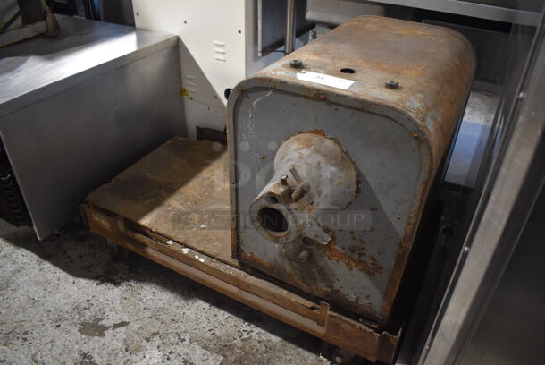 Metal Commercial Countertop Power Hub on Metal Cart w/ Commercial Casters. 43x32x33 - Image 5 of 6