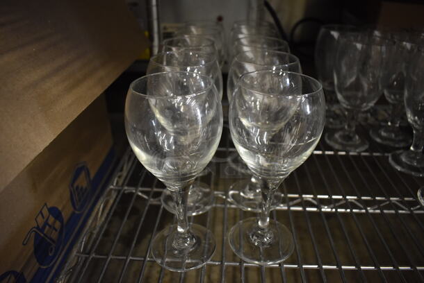 11 Wine Glasses. 3x3x7. 11 Times Your Bid! - Image 1 of 3