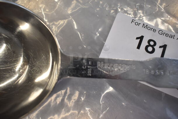 Lot of 27 BRAND NEW! Vollrath 1 Cup Stainless Steel Scoopers.  - Image 6 of 6