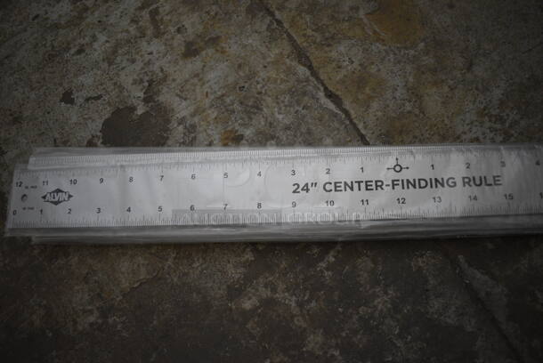 13 BRAND NEW! Alvin ARC24 Stainless Steel 24" Center Finding Rule. 24.75x2. 13 Times Your Bid! - Image 3 of 3