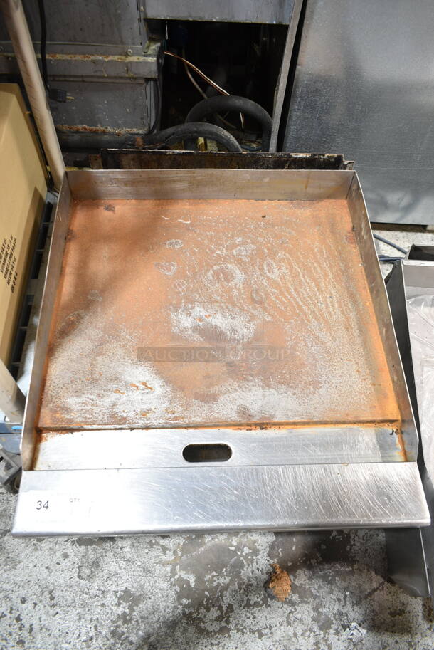 Atosa Stainless Steel Commercial Countertop Flat Top Griddle.  - Image 2 of 3