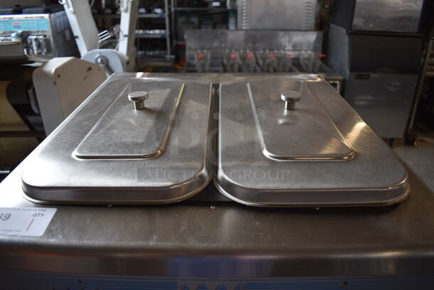 Taylor Model 339-33 Stainless Steel Commercial Floor Style 2 Flavor w/ Twist Soft Serve Ice Cream Machine on Commercial Casters. 208-230 Volts, 3 Phase. 26x34x60 - Image 3 of 7