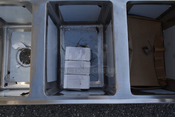 BRAND NEW SCRATCH AND DENT! AmGood DIS-101410-3-F Stainless Steel Commercial 3 Bay Drop In Sink. Bays 10x14 - Image 4 of 6