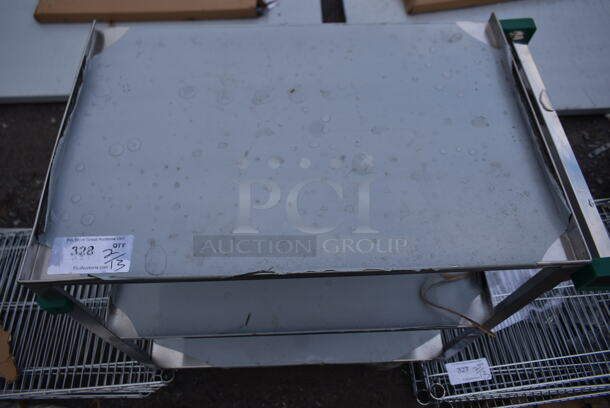 BRAND NEW SCRATCH AND DENT! Regency 600LDR2318 Stainless Steel Commercial 3 Tier Cart on Commercial Casters. - Image 3 of 6