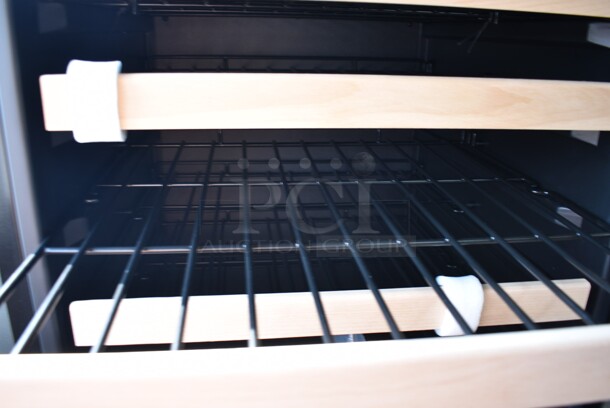BRAND NEW SCRATCH AND DENT! Whynter BWR-1662SD 166 Bottle Built-in Stainless Steel Compressor Wine Refrigerator Merchandiser. 115 Volts, 1 Phase. Tested and Working! - Image 4 of 5