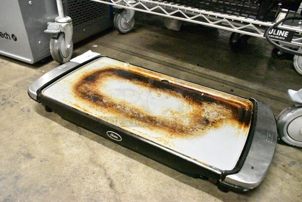 2 Oster CKSTGRFM20-TECO Metal Countertop Electric Powered Griddle. 2 Times Your Bid!  - Image 3 of 11