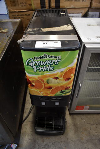 Bunn JDF-2S Metal Commercial Countertop Beverage Dispenser. 120 Volts, 1 Phase. Cannot Test Due To Cut Power Cord