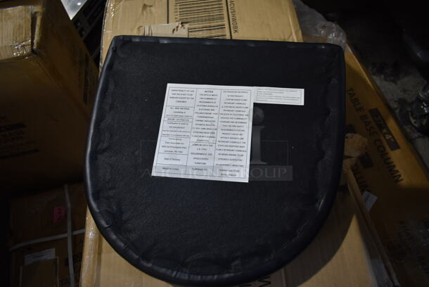 BRAND NEW Boxes of 4 Lancaster Table & Seating 164CUSHWDBK Vinyl Cushion for Wood Chair / Barstools. - Image 3 of 5