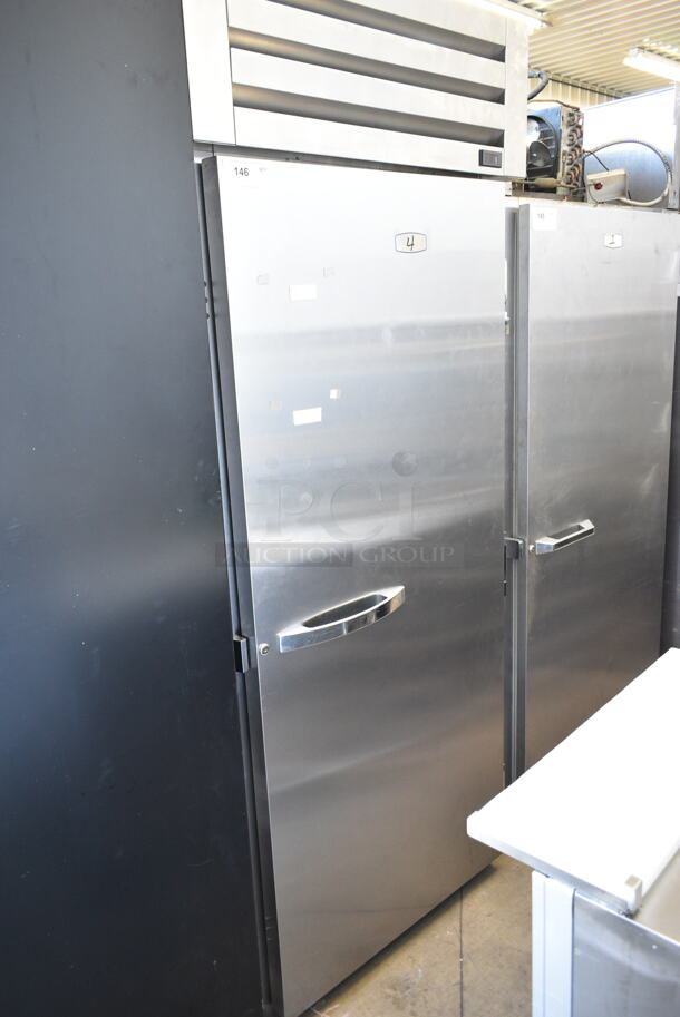 True STA1RRI-1S Stainless Steel Commercial Single Door Reach In Cooler. 115 Volts, 1 Phase. Tested and Working! - Image 1 of 3