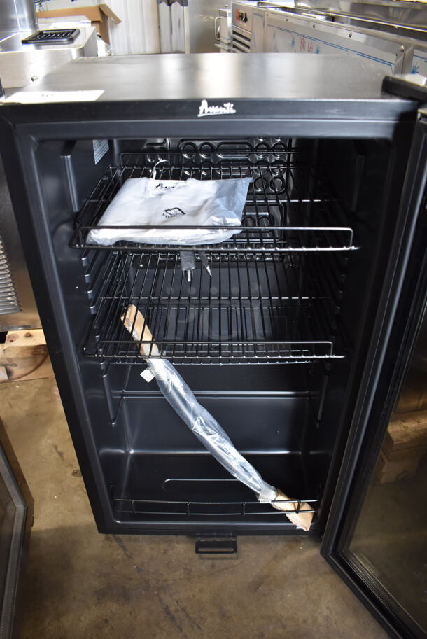 BRAND NEW SCRATCH AND DENT! Avanti BCA306SS-IS Commercial Stainless Steel Electric Beverage Cooler With Glass Door, Steel Shelves And Black Cabinet. 115V. Tested And Working! - Image 4 of 7